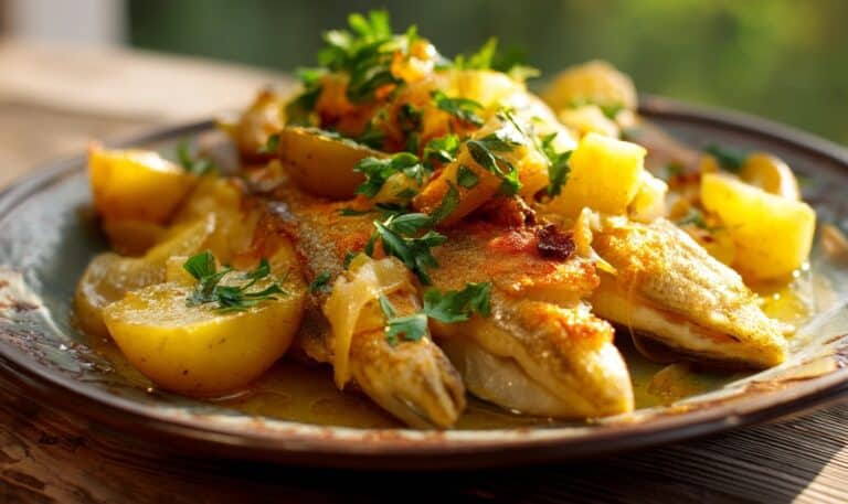 Savory Chicken with Peaches Recipe