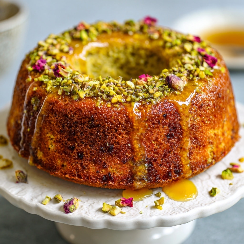 Lemon Pistachio Ricotta Cake Recipe - Recipe Image