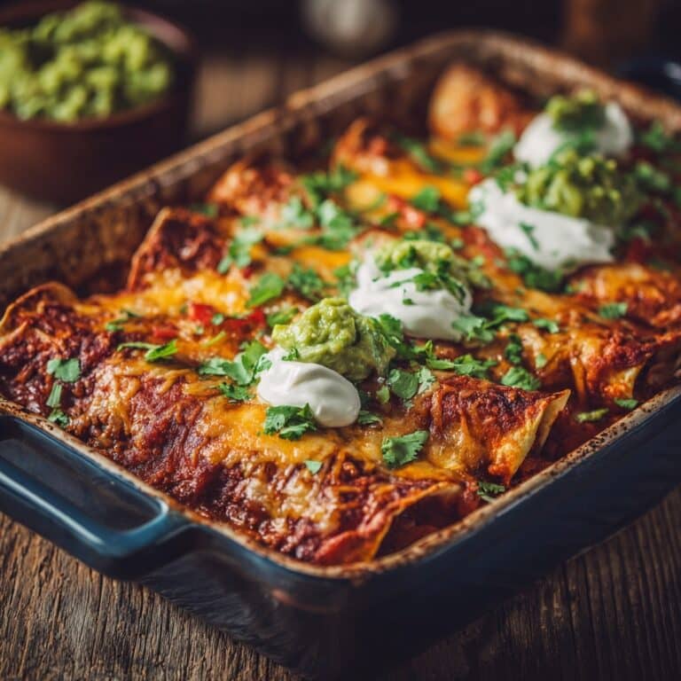 Keto Chicken Enchilada Casserole Recipe