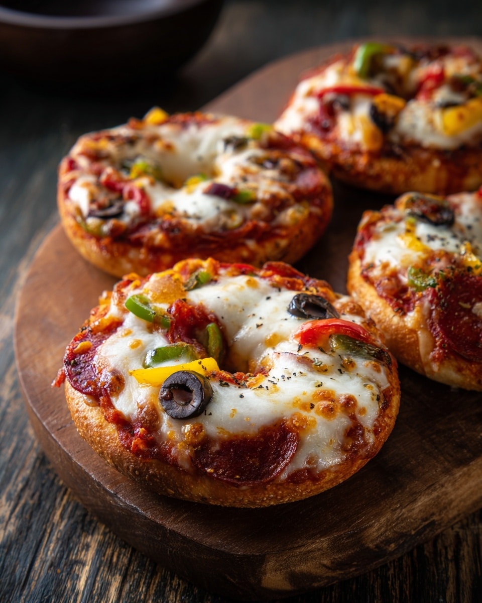Mini Pizza Bagels Recipe - Recipe Image