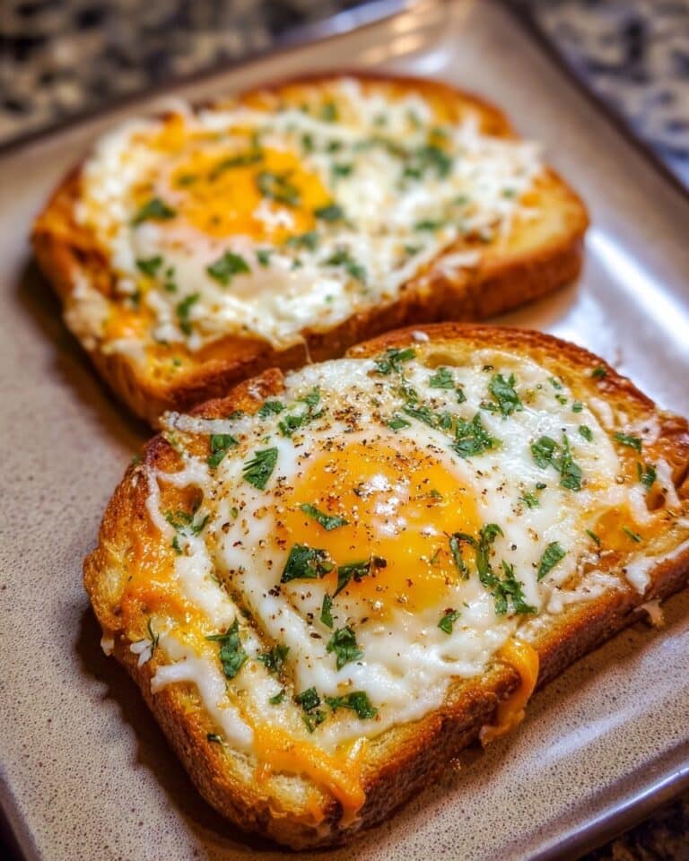 Egg and Cheese Toasts Recipe