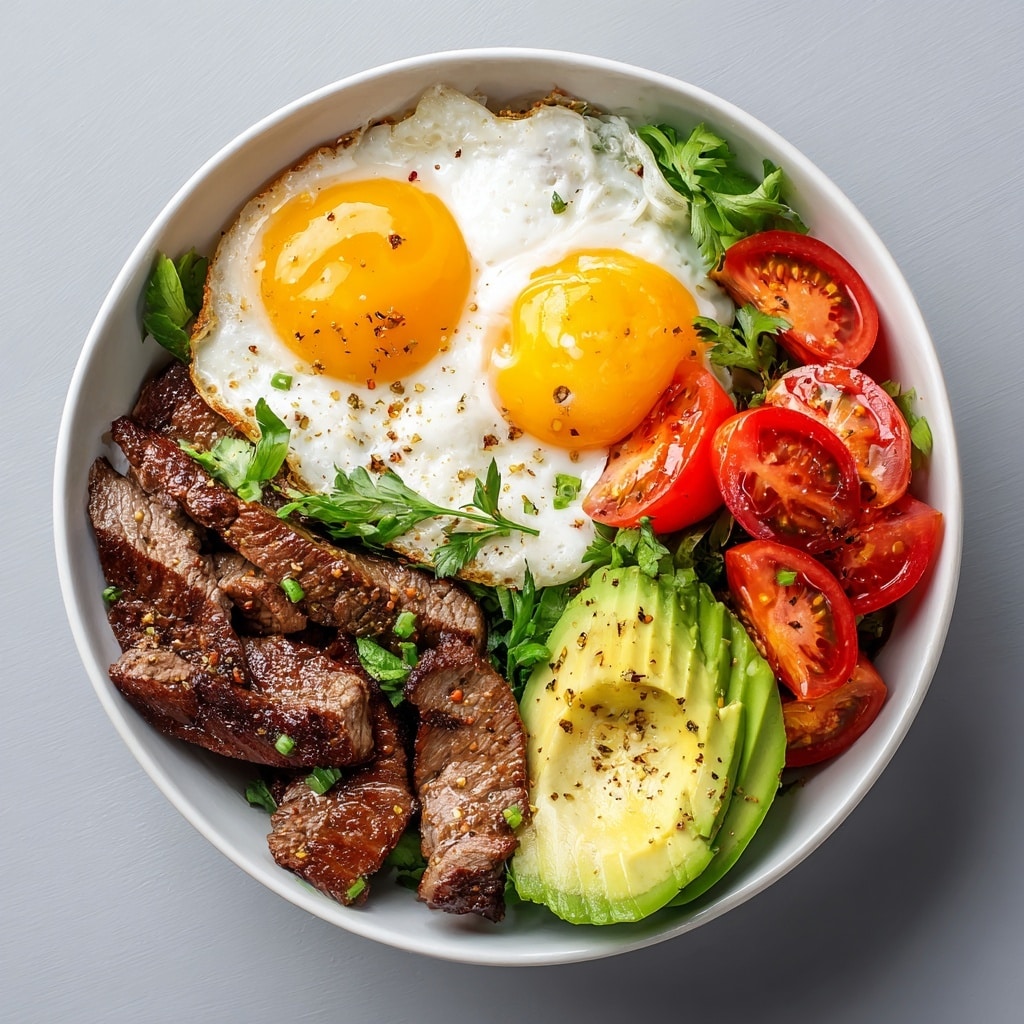 Keto Air Fryer Avocado Baked Egg Recipe - Recipe Image