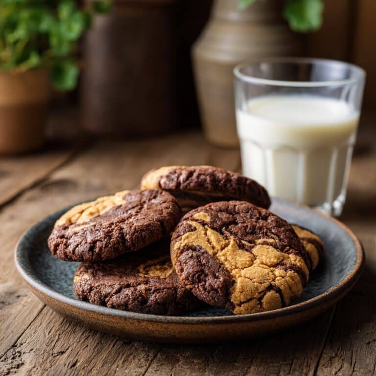 Peanut Butter Brownie Swirl Cookies Recipe