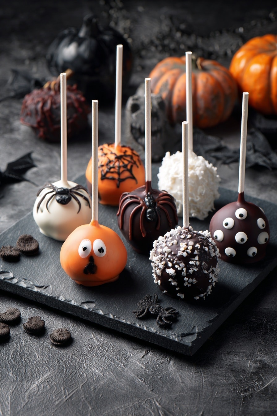 Pastel Halloween Candy Apples Recipe - Recipe Image