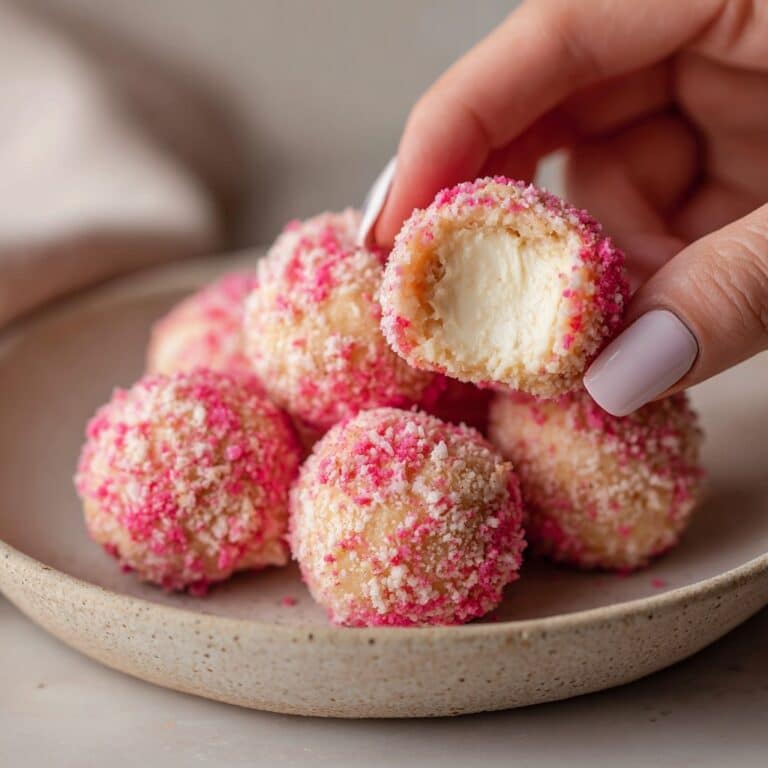 Strawberry Cheesecake Donut Holes Recipe