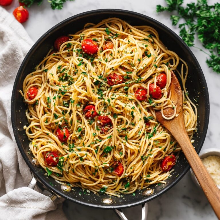 Roasted Tomato Garlic Pasta Recipe