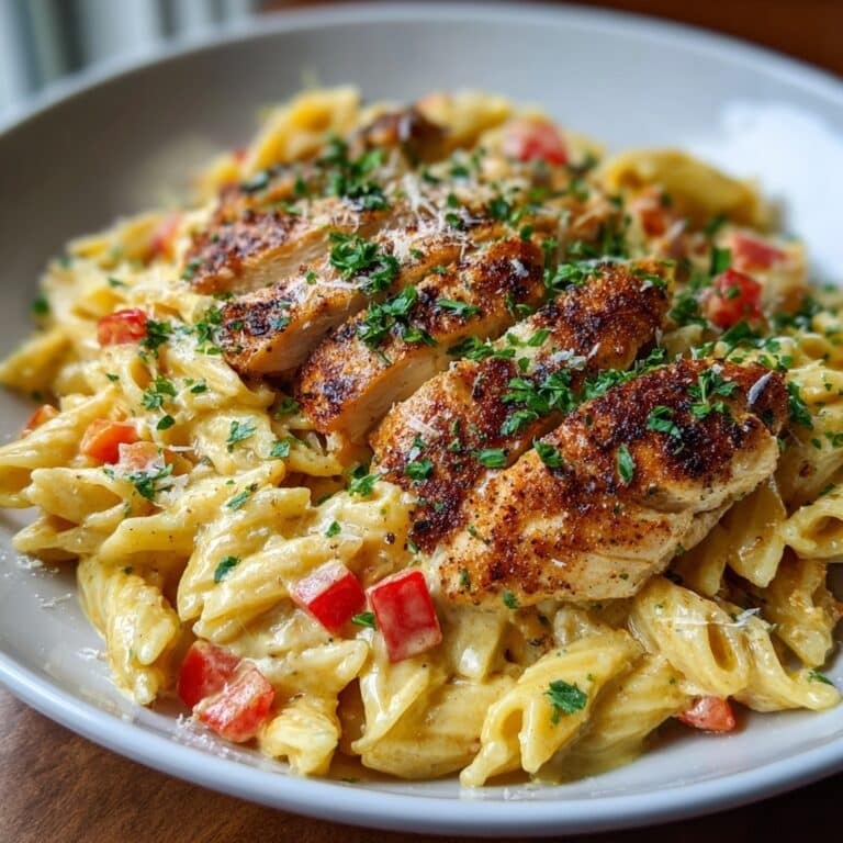 Sweet and Spicy Honey Pepper Chicken with Macaroni and Cheese Recipe