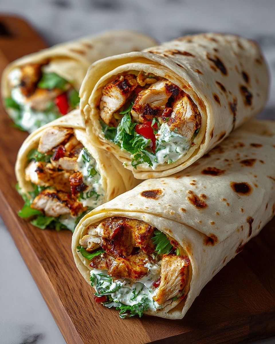 Air Fryer Chicken Wraps Recipe - Recipe Image