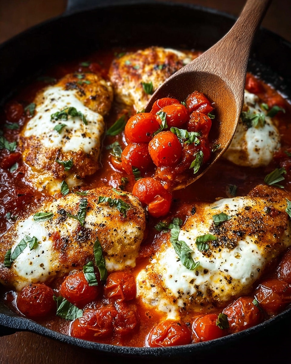 Garlic Tomato Mozzarella Chicken Recipe - Recipe Image