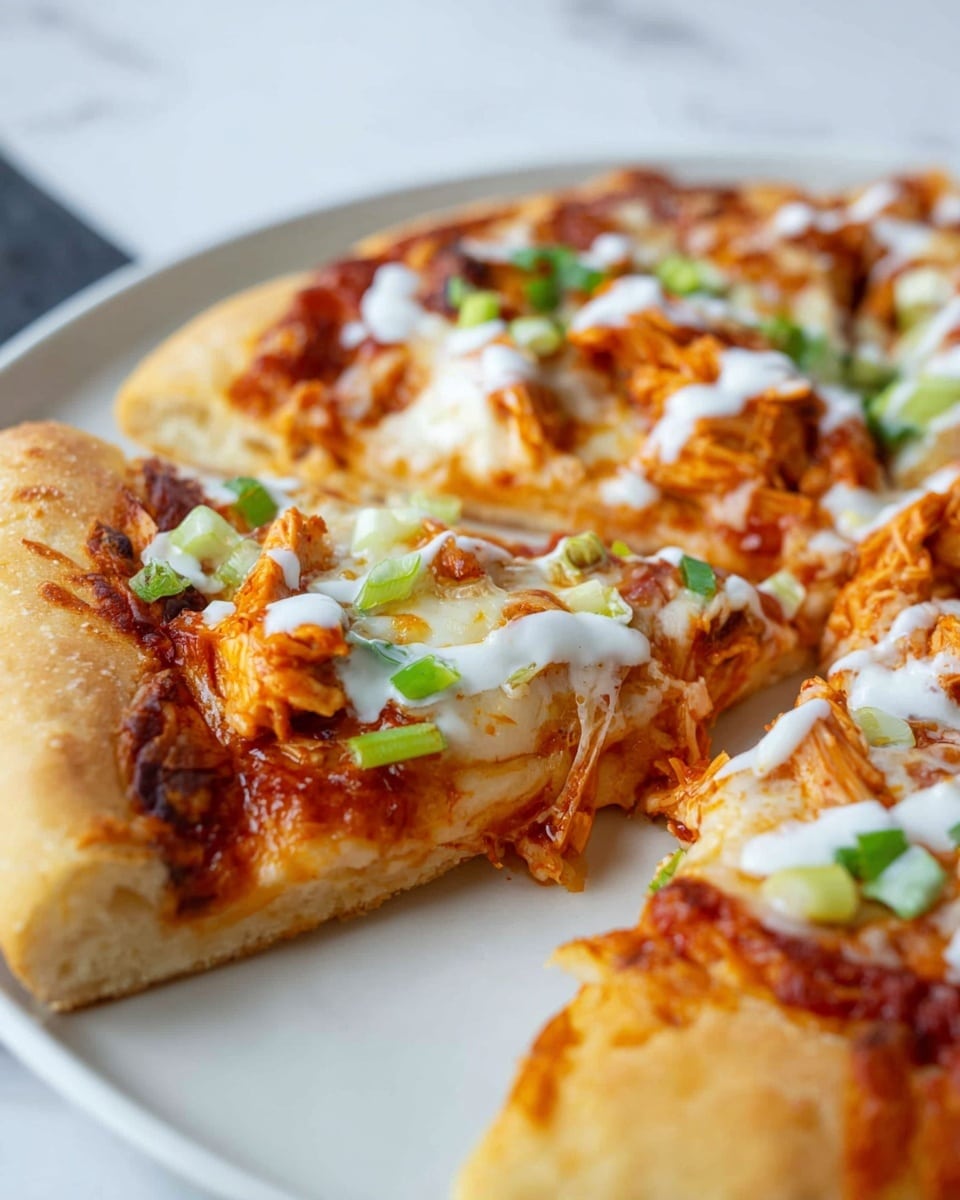 Buffalo Chicken Pizza Recipe - Recipe Image