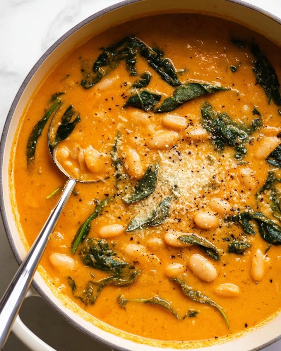 Creamy Tomato Bean Soup Recipe - Recipe Image