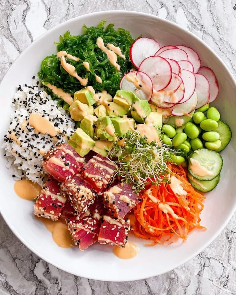 Seared Ahi Tuna Poke Bowl Recipe