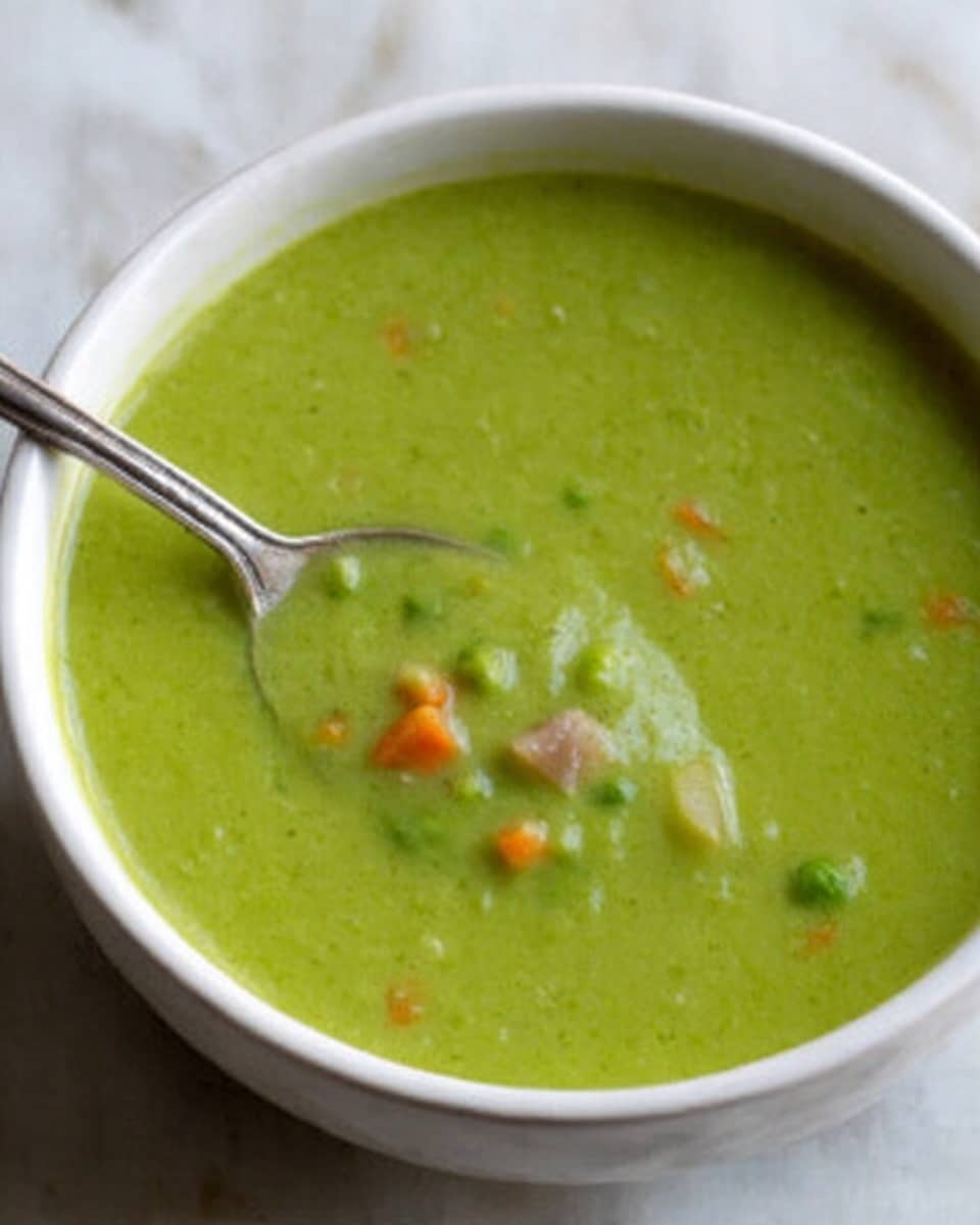Pantry Green Pea Soup Recipe - Recipe Image