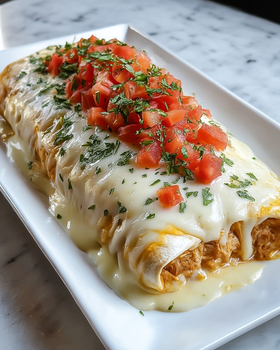 Creamy Queso Chicken Enchiladas for Effortless Family Dinners Recipe - Recipe Image