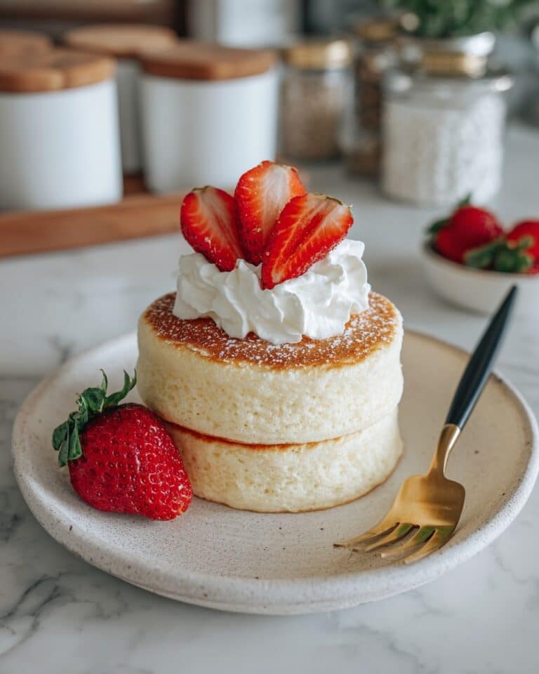 Fluffy Japanese Soufflé Pancakes Recipe