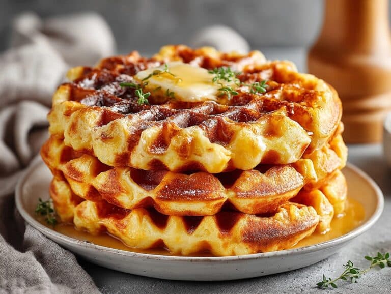 Sourdough Discard Waffles Recipe