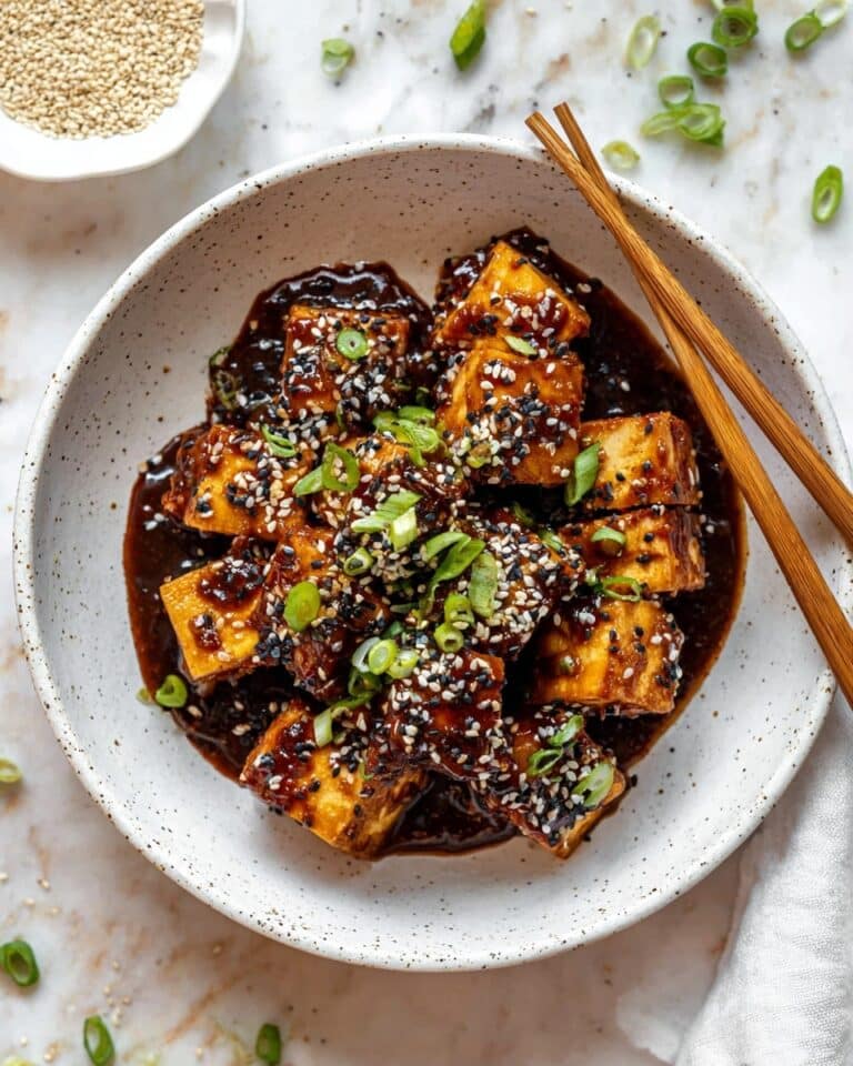 Sticky Sesame Tofu Recipe
