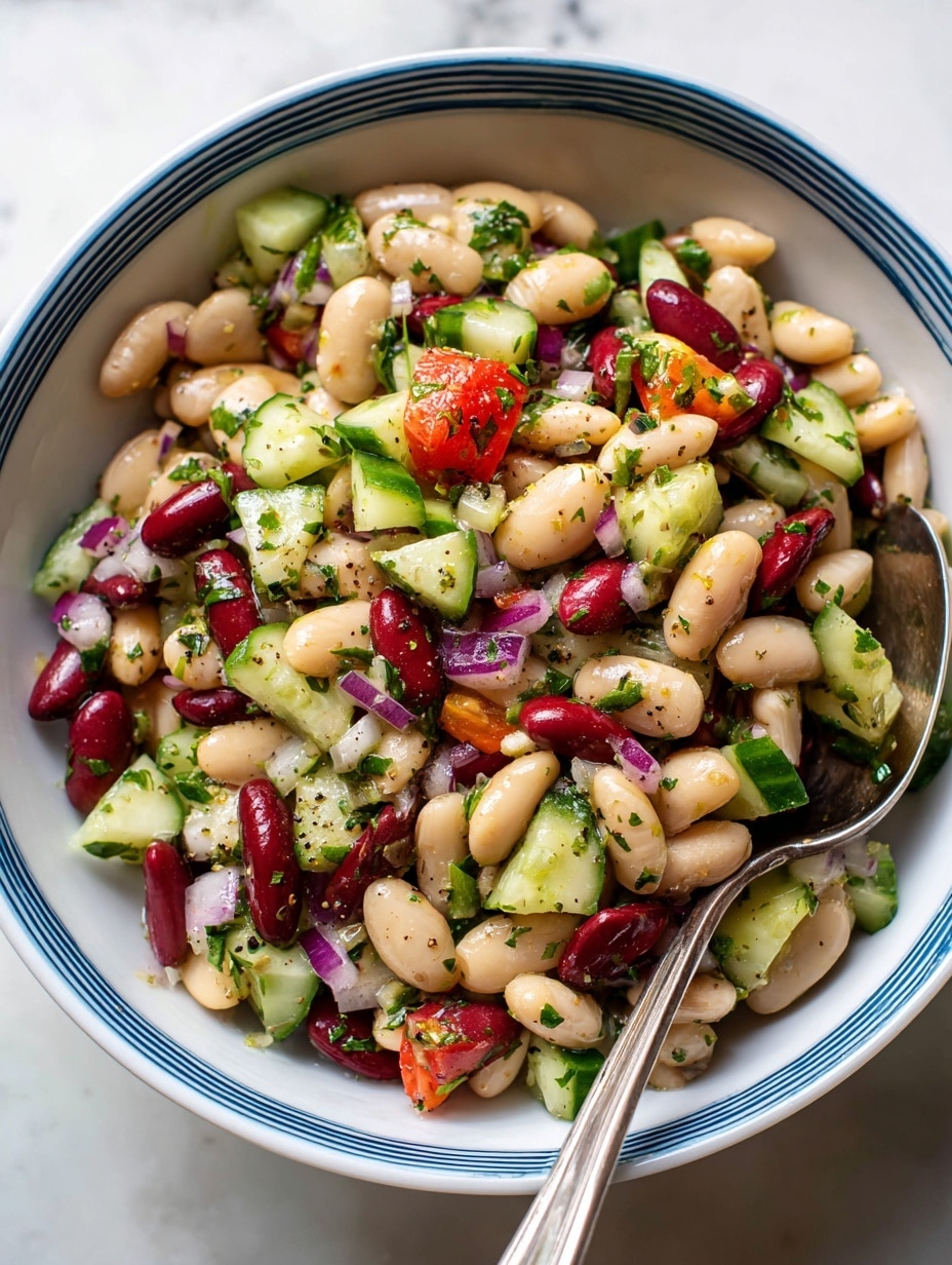 Mediterranean Bean Salad Recipe - Recipe Image