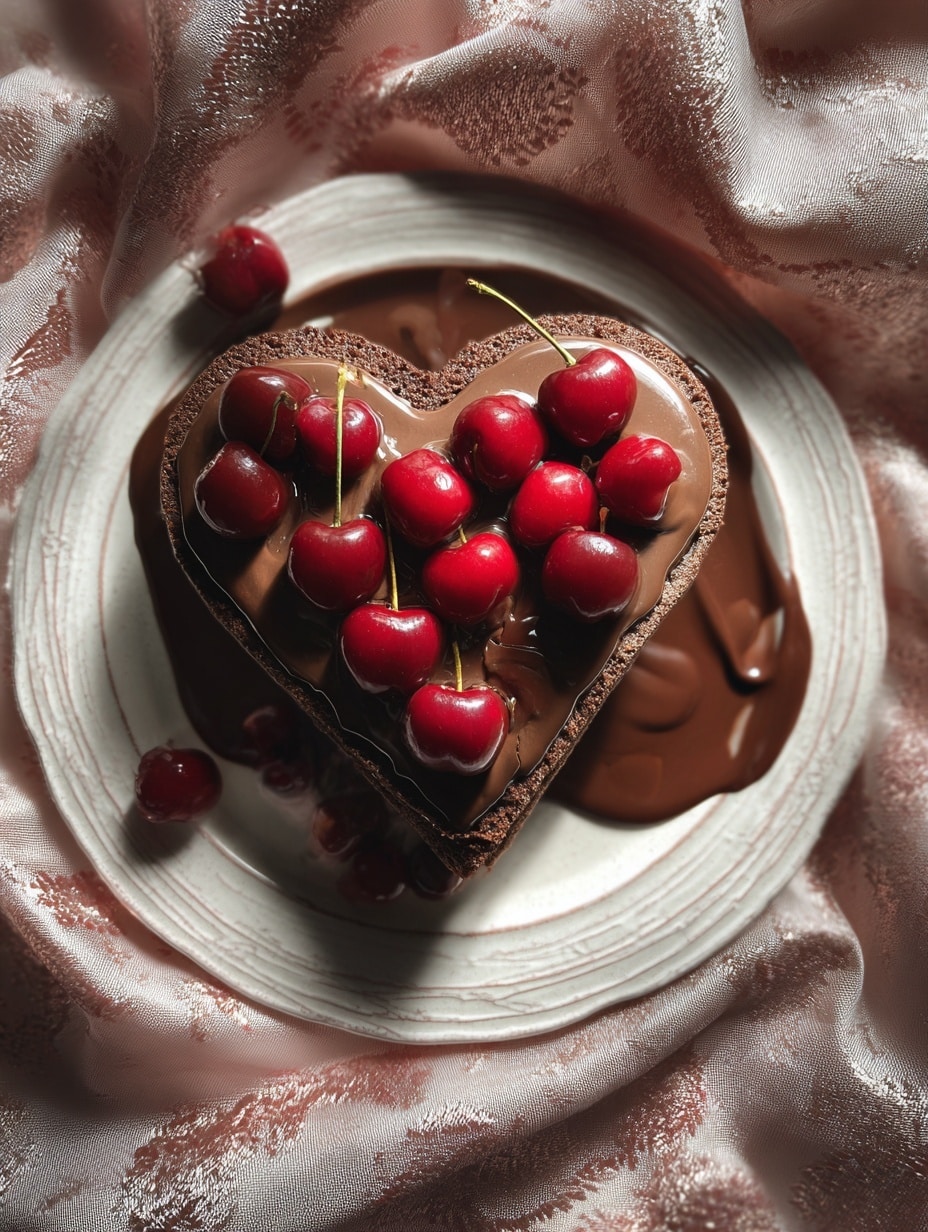 Chocolate Peanut Butter Valentine’s Heart Recipe - Recipe Image