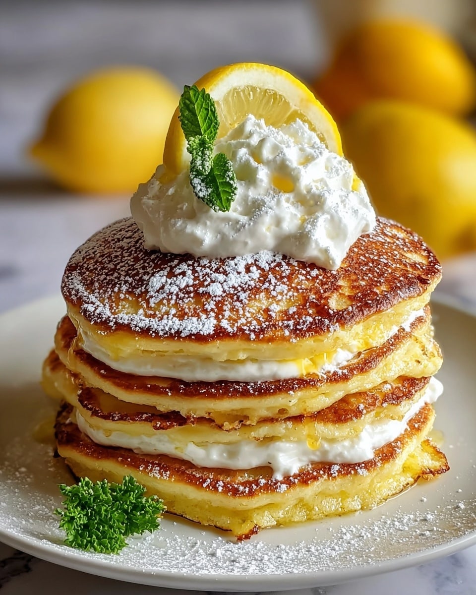 Lemon Ricotta Pancakes: The Ultimate Fluffy Breakfast Recipe - Recipe Image