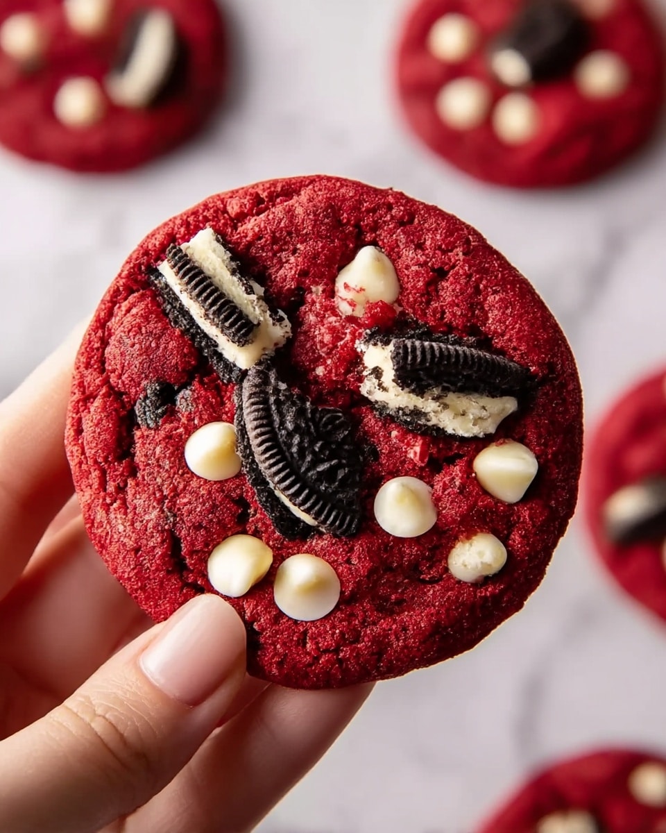 Quick Red Velvet Oreo Cookies Recipe - Recipe Image