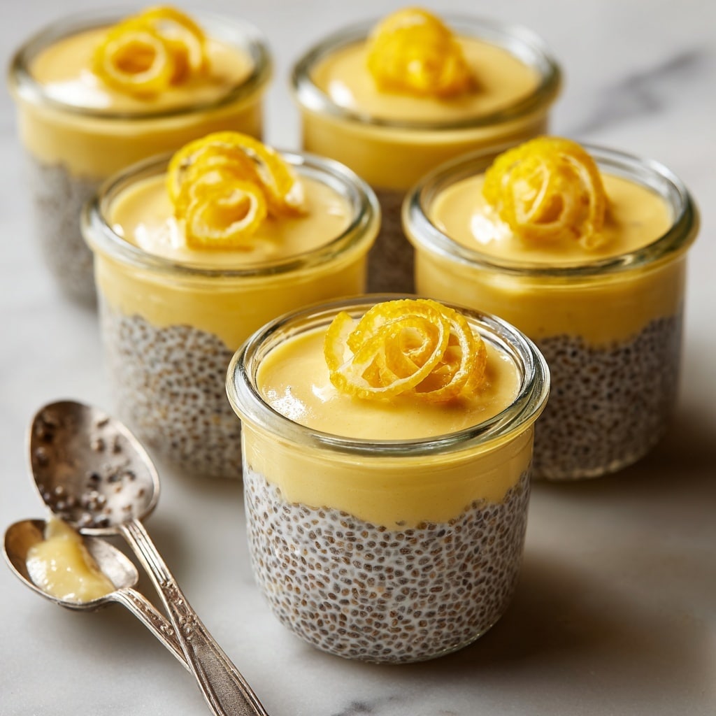Lemon Chia Seed Pudding Recipe - Recipe Image