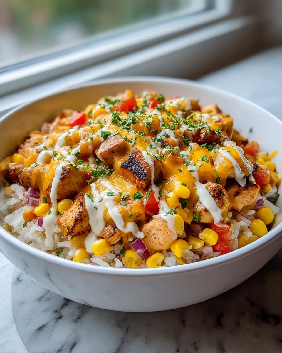 One-Pot Cheesy Southwest Chicken & Rice Recipe - Recipe Image