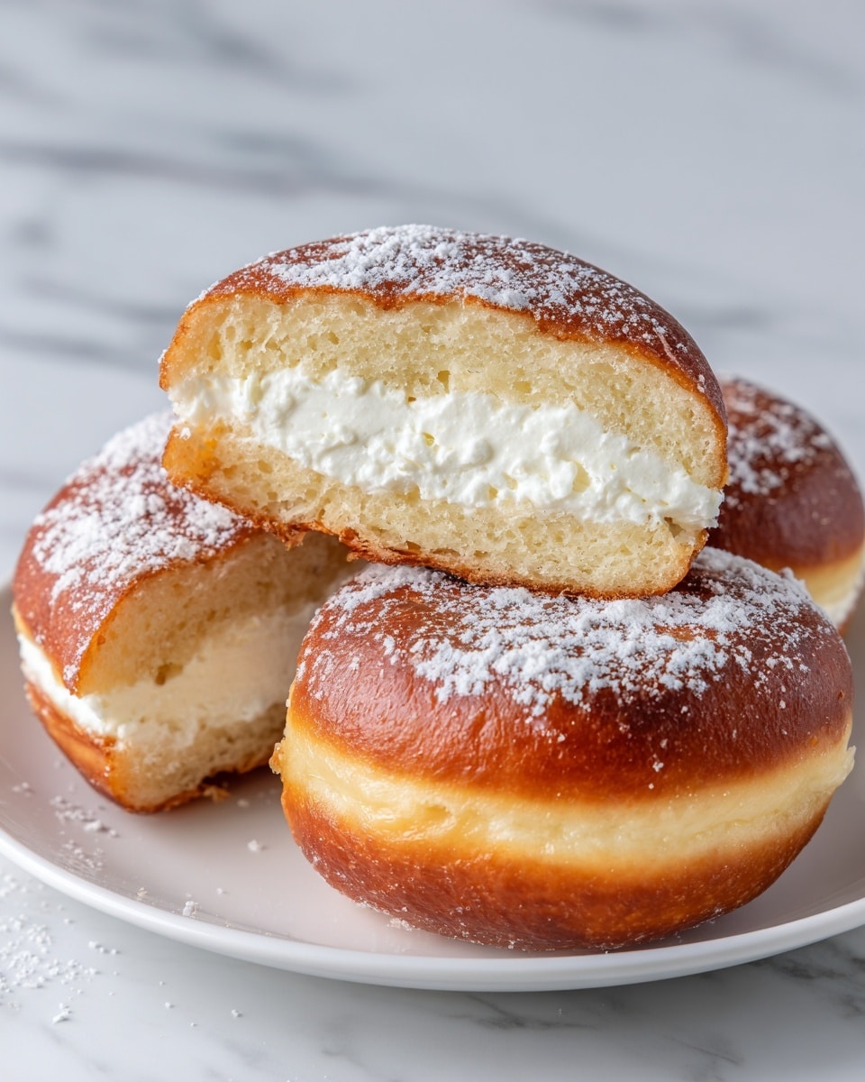 Irresistibly Fluffy Korean Milk Cream Donut Recipe You’ll Love Recipe - Recipe Image