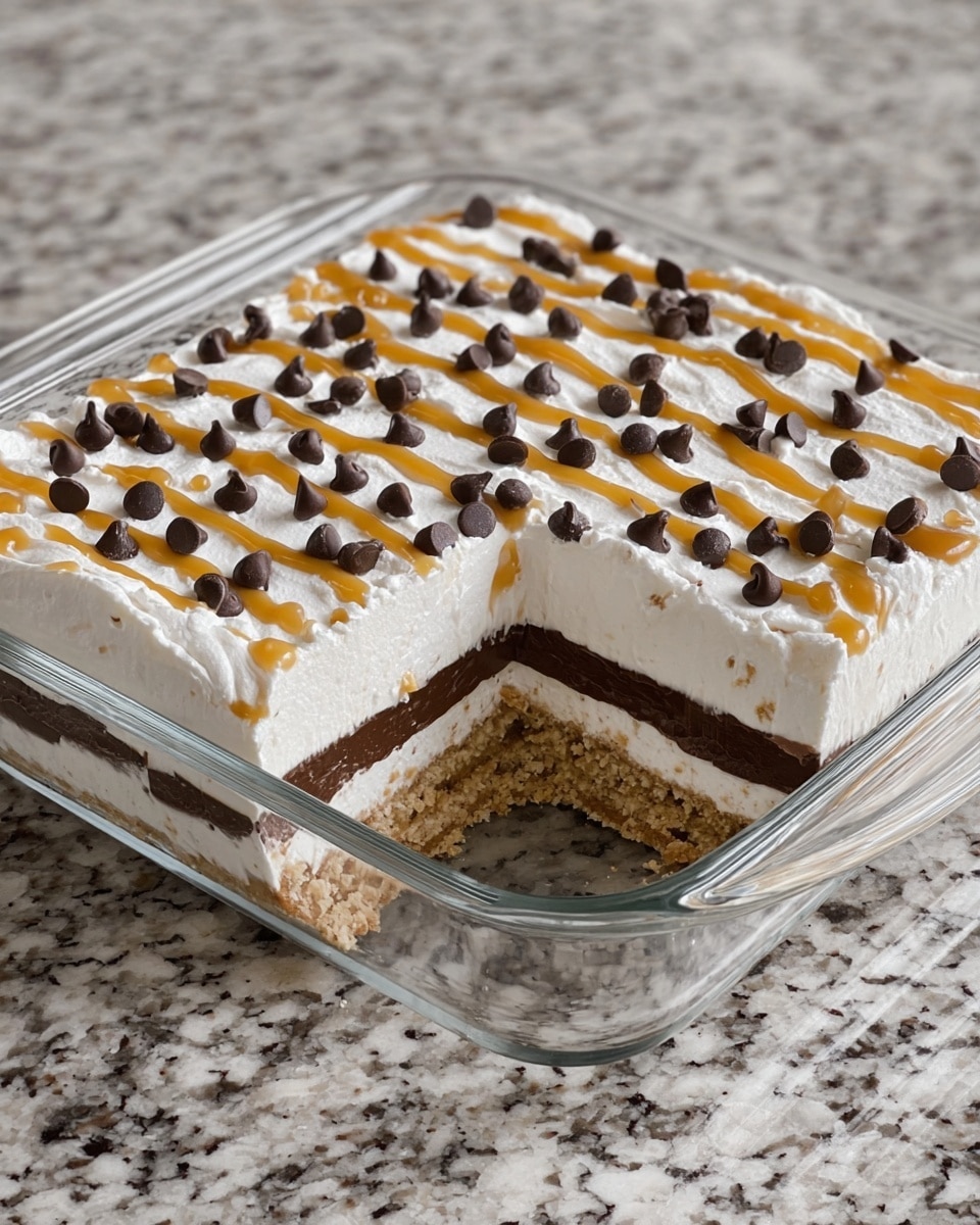 4-Ingredient No-Bake Chocolate Eclair Dessert Recipe - Recipe Image
