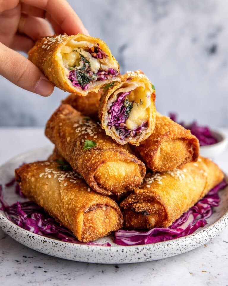 St. Patrick’s Day Reuben Egg Rolls with Thousand Island Dip Recipe