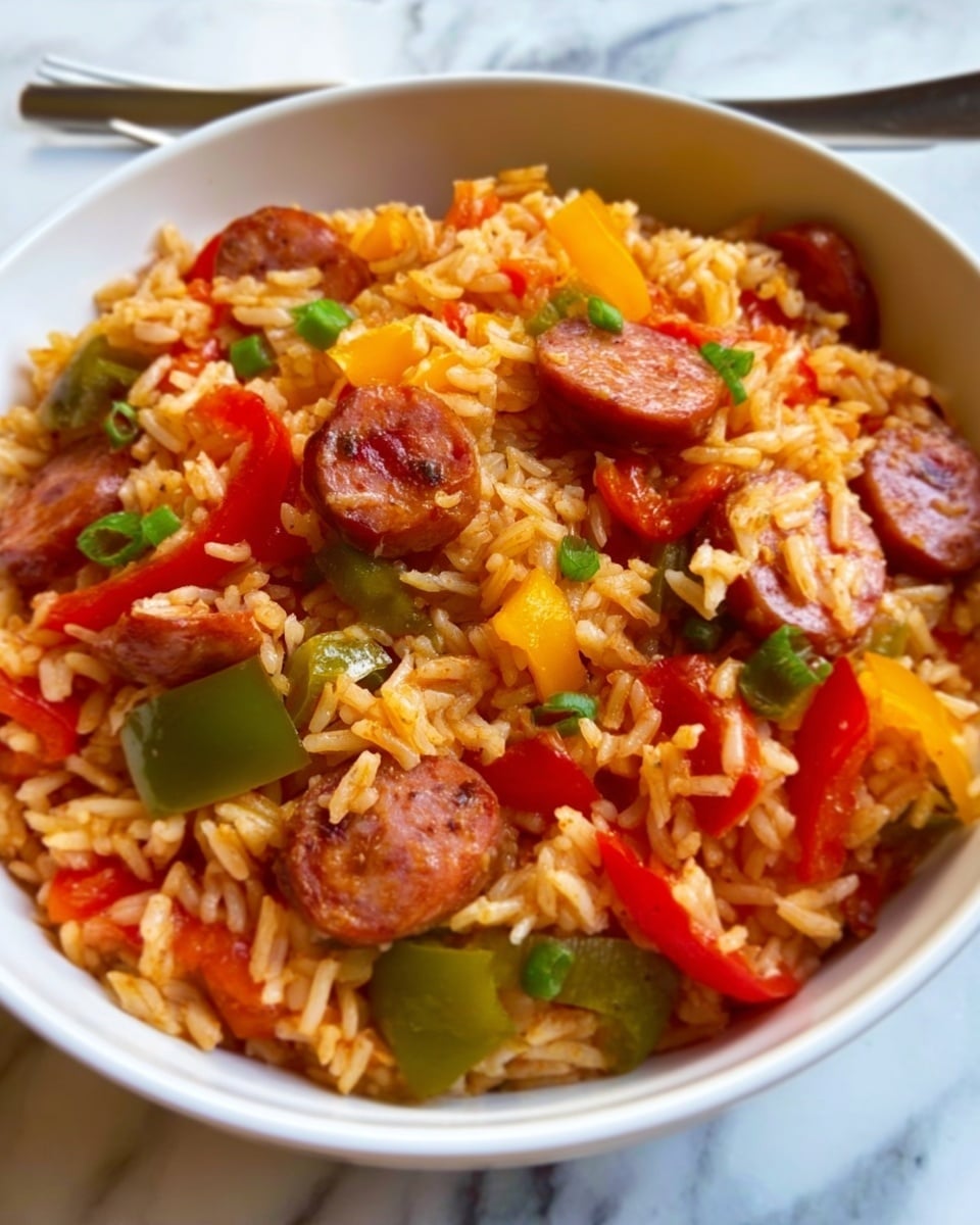 Sausage and Rice: 30 Minutes to Comforting Goodness Recipe - Recipe Image
