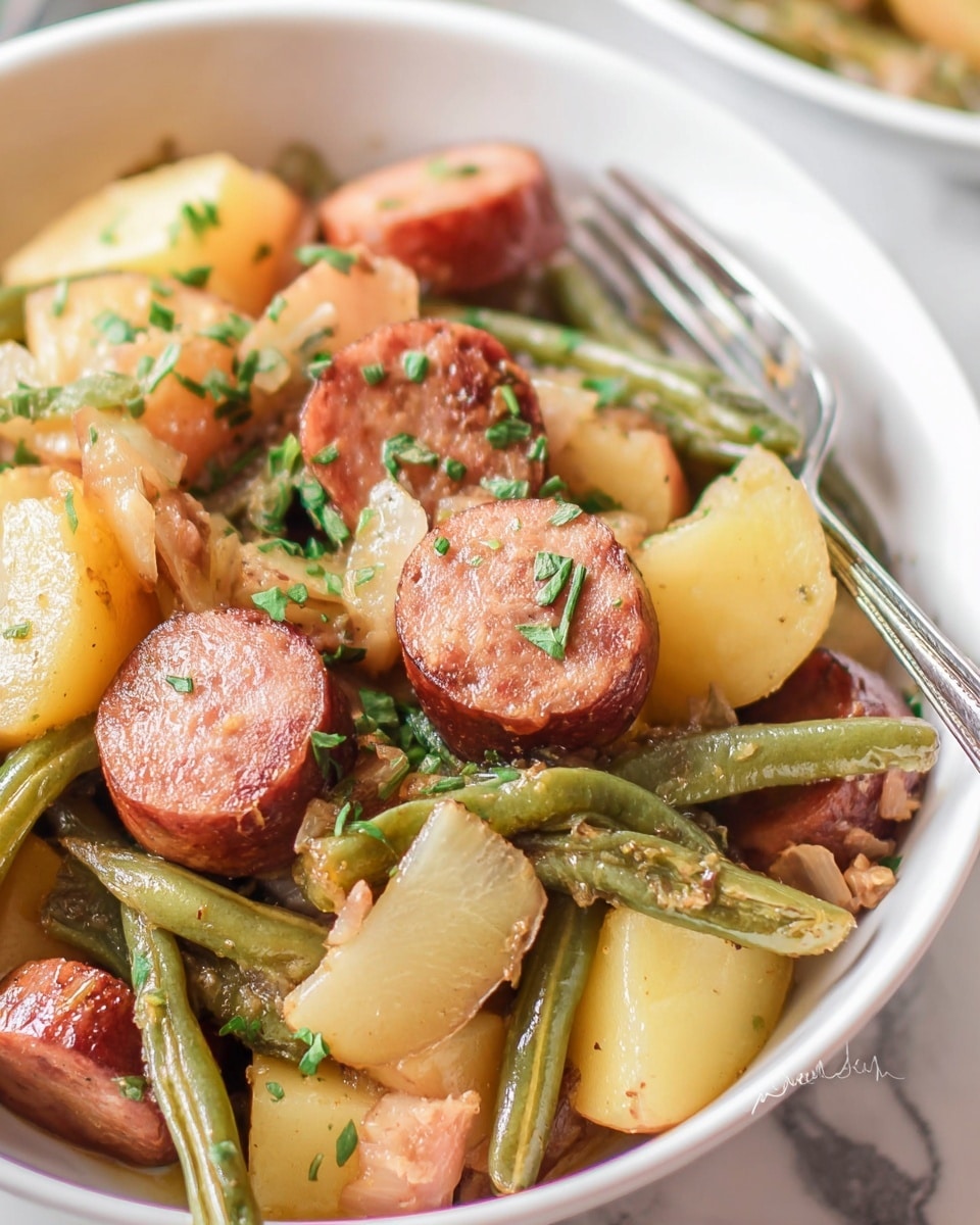 Crockpot Sausage and Potatoes Recipe - Recipe Image