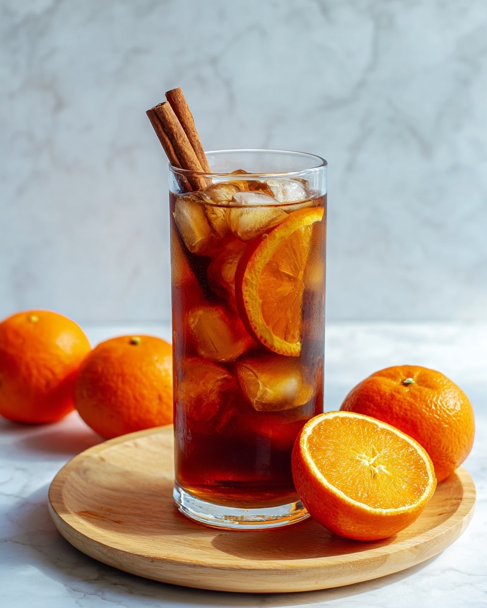 Refreshingly Delicious Orange Cinnamon Iced Tea Recipe - Recipe Image