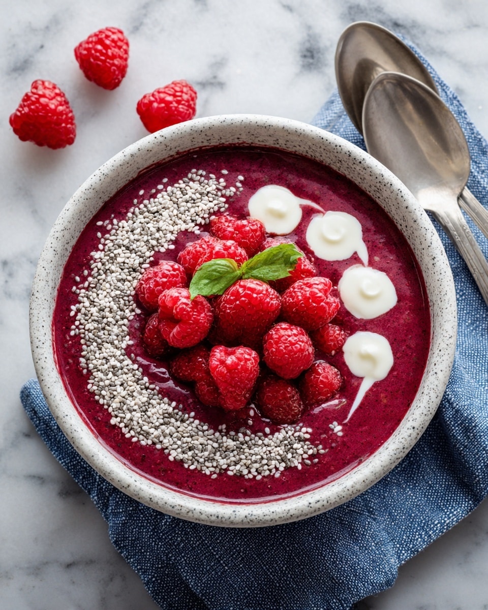 Vegan Raspberry Chia Seed Pudding for a Healthy Treat Recipe - Recipe Image