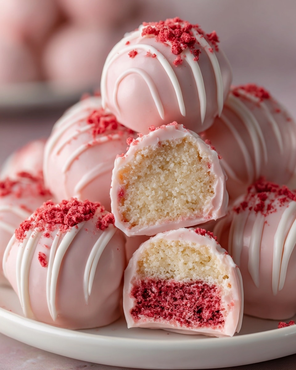 Strawberry Shortcake Truffles Recipe - Recipe Image