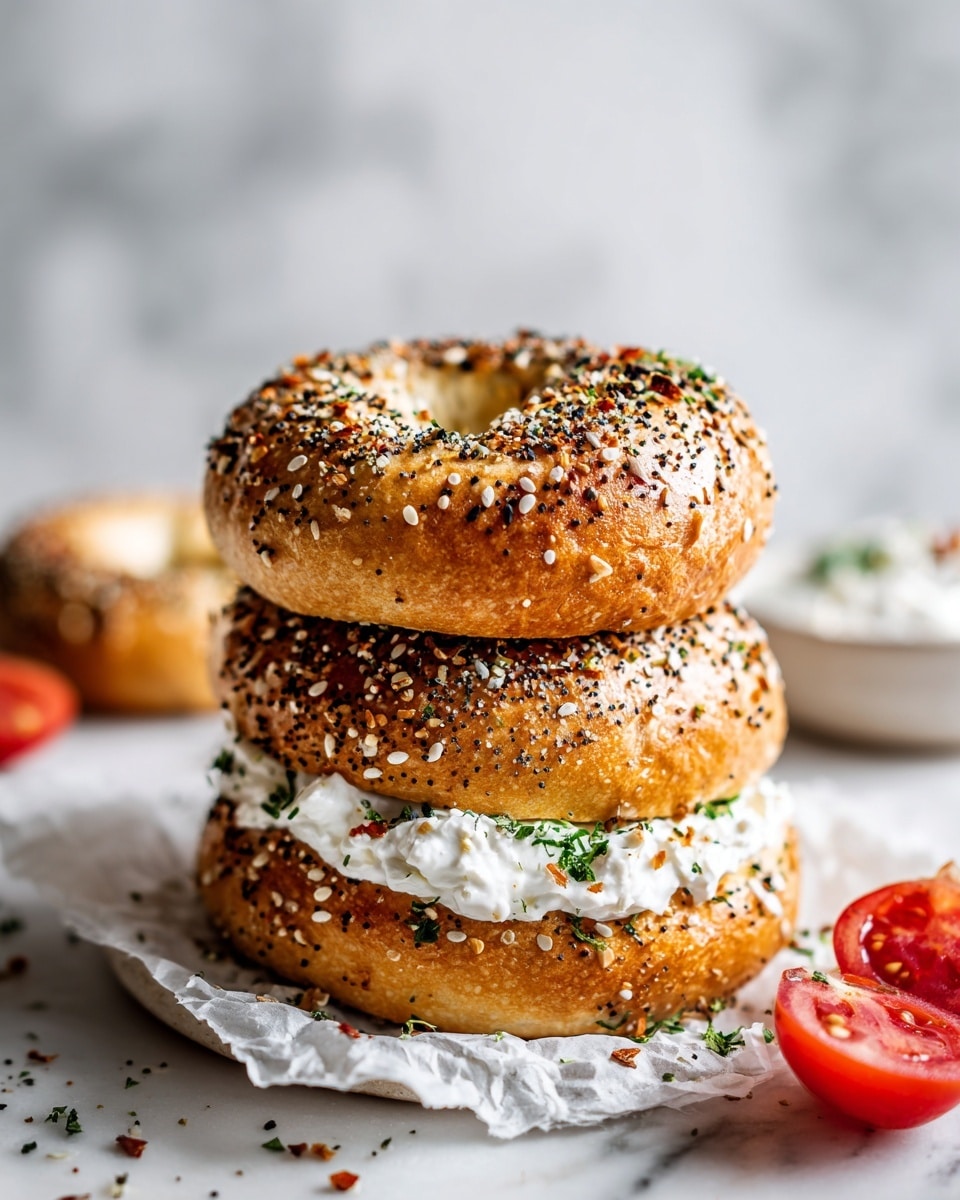 Low Carb Keto Zucchini Bagels Recipe - Recipe Image