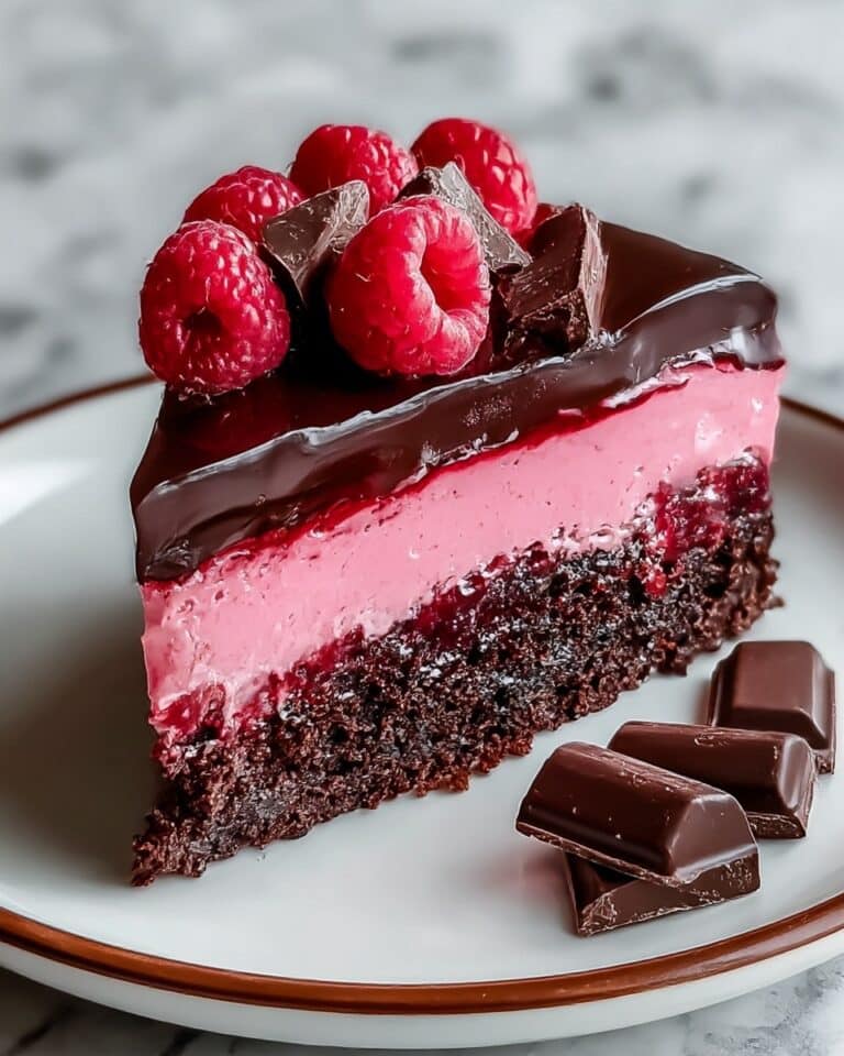 Decadent Dark Chocolate Raspberry Cheesecake Recipe