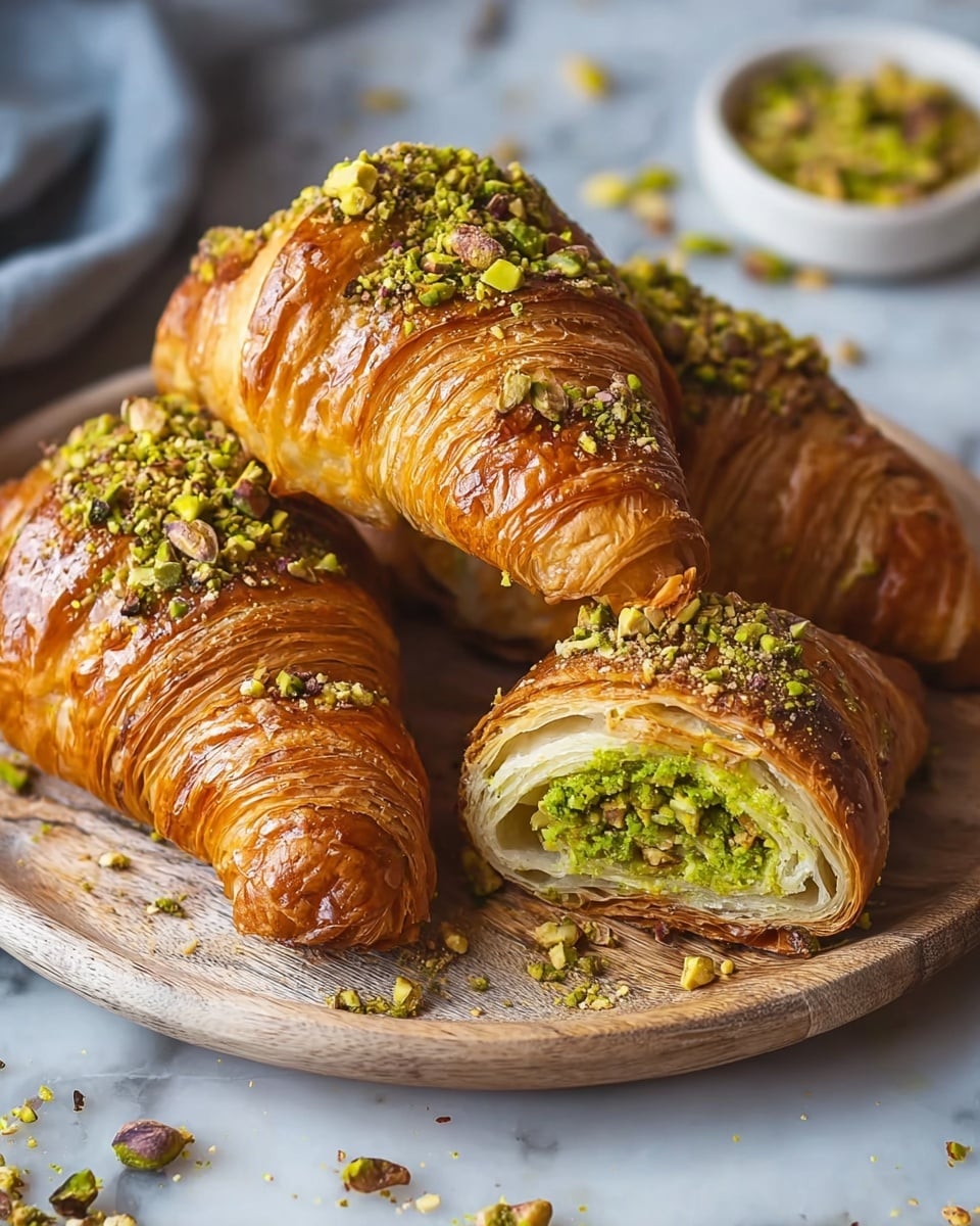 Pistachio Croissant Recipe - Recipe Image