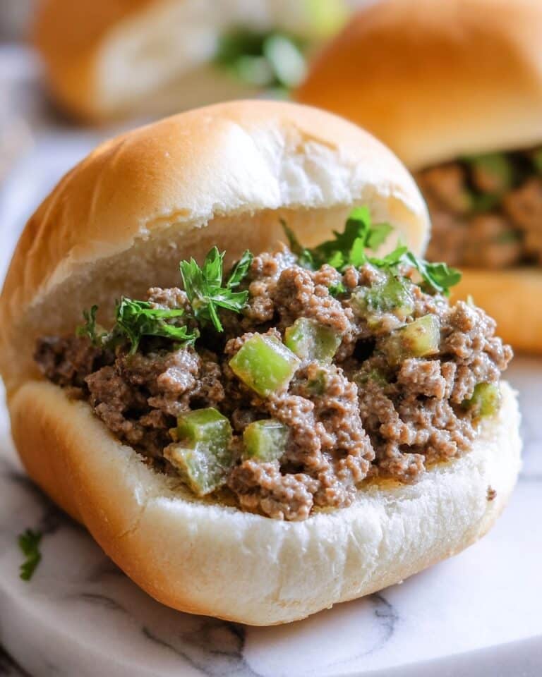 Easy Philly Cheesesteak with Ground Beef Recipe