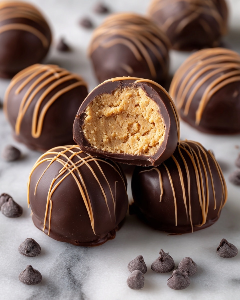 Reese's Bombs: Chocolate-Coated Peanut Butter Treats Recipe - Recipe Image