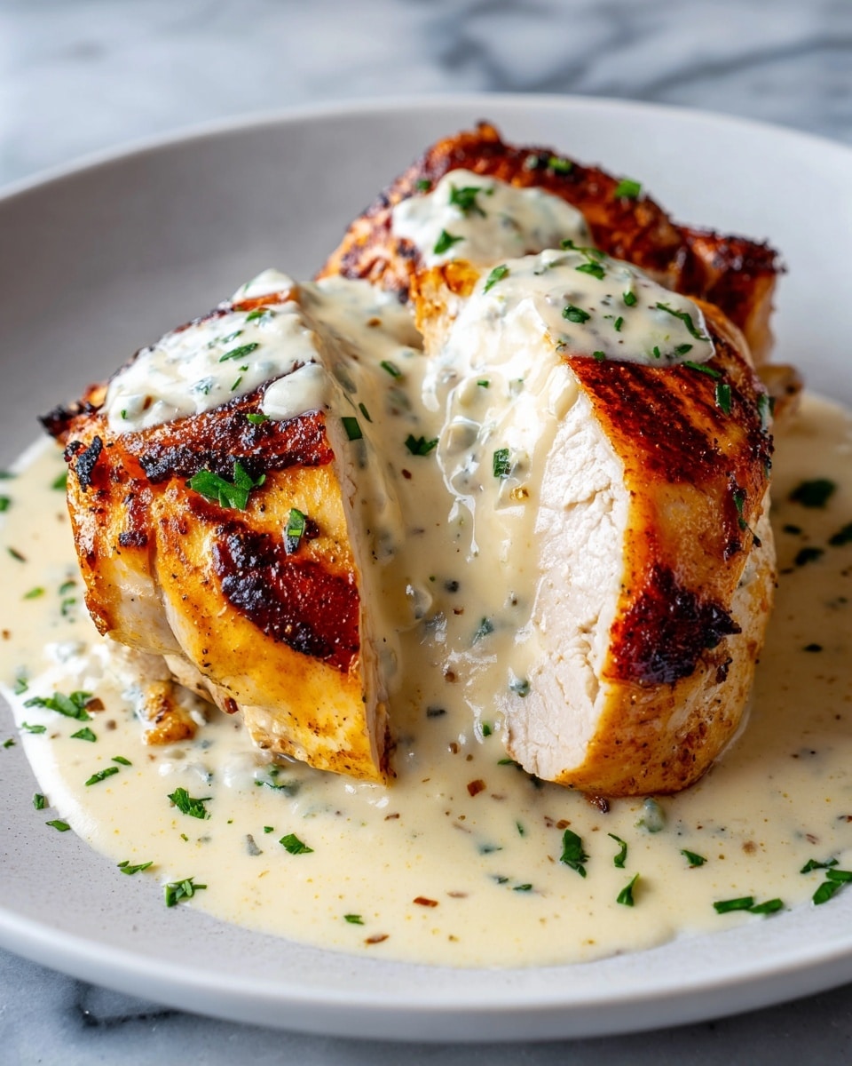Turkish Chicken with White Sauce Recipe - Recipe Image