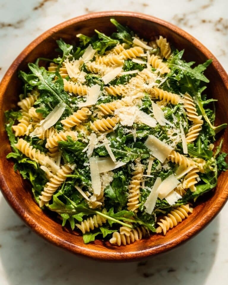 Lemon Arugula Pasta Salad Recipe