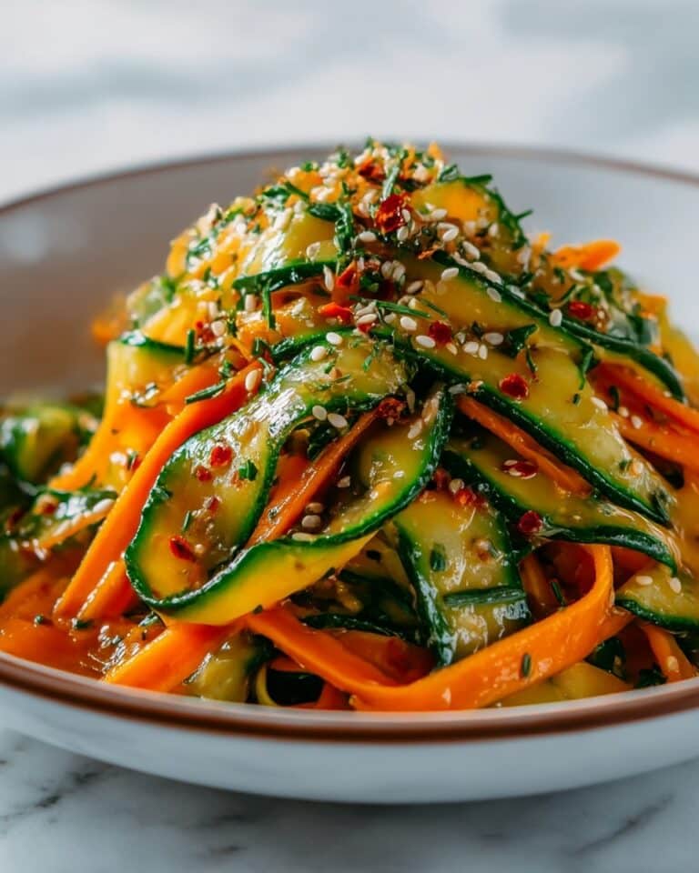 Spicy Korean-Inspired Cucumber and Carrot Salad Recipe