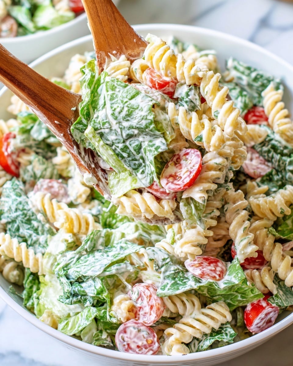 Creamy Ranch Pasta Salad Recipe - Recipe Image