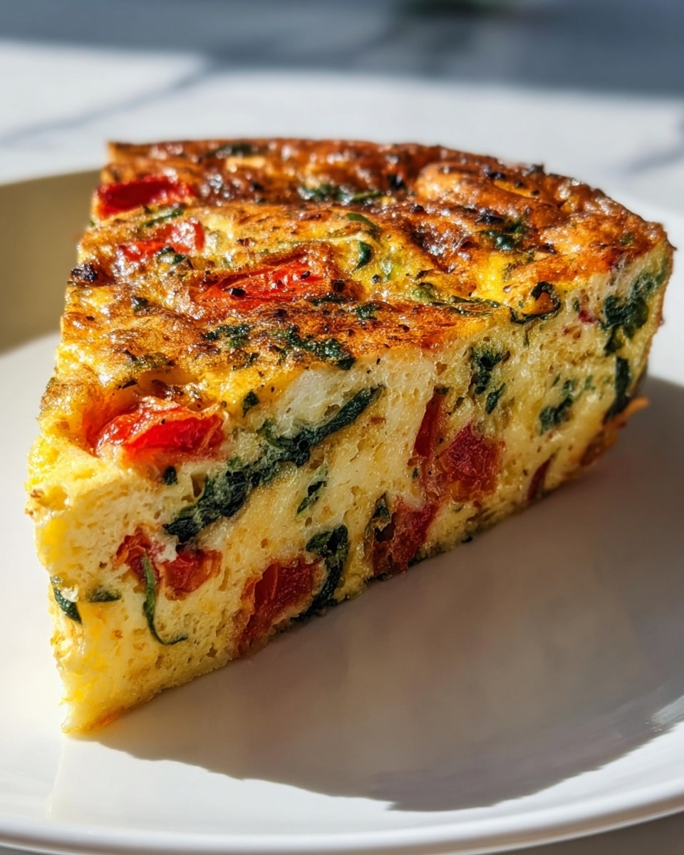 Cottage Cheese Crustless Quiche Recipe - Recipe Image