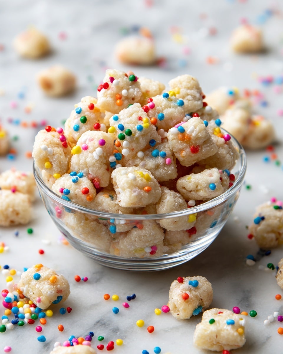 Cake Batter Puppy Chow Recipe - Recipe Image