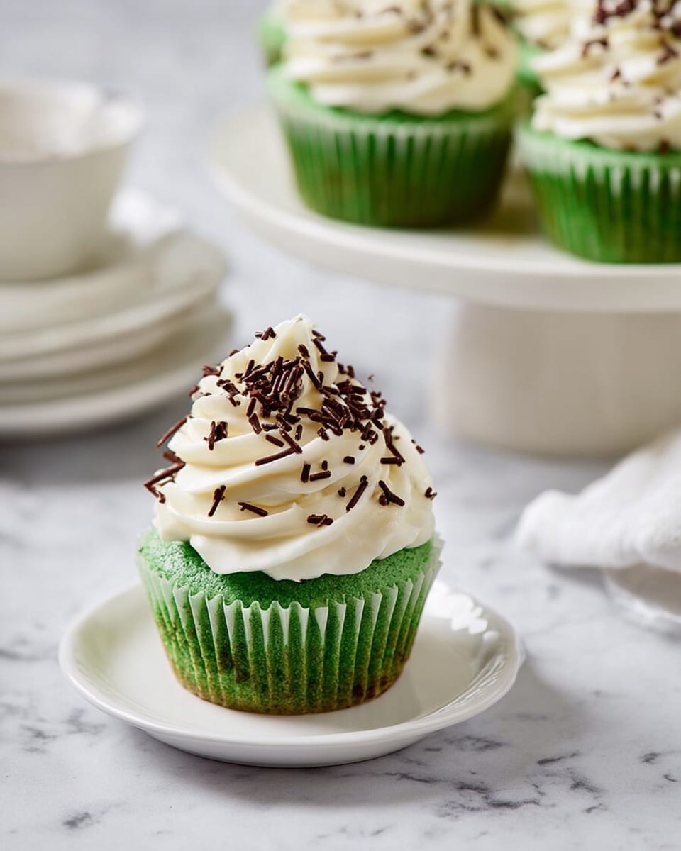 St. Patrick’s Day Green Matcha Cupcakes Recipe - Recipe Image