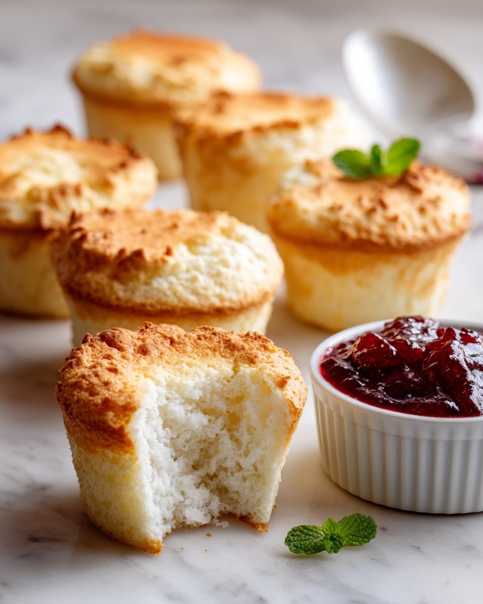 Classic Angel Food Cupcakes Recipe - Recipe Image