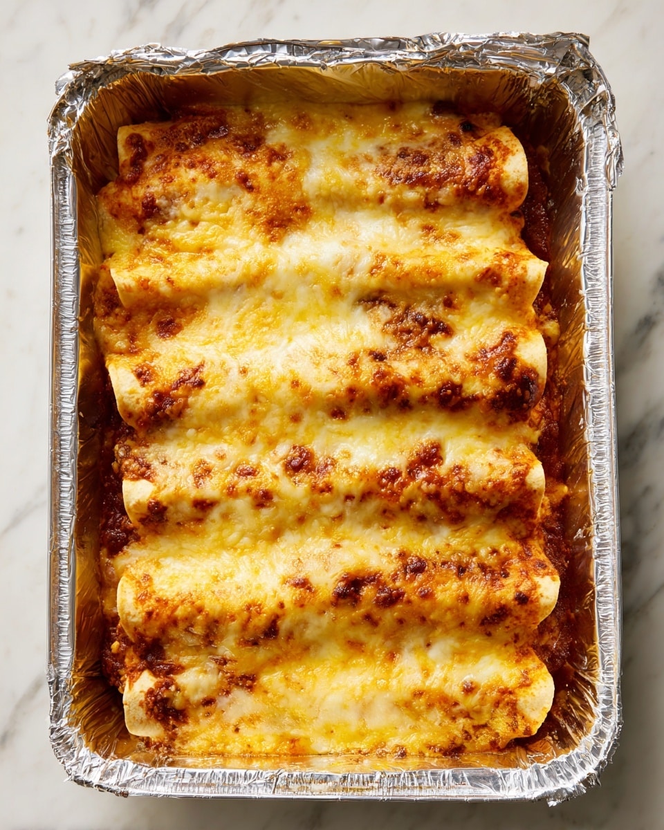 Rolled Cheese and Onion Enchiladas with Red Chile Sauce Recipe - Recipe Image