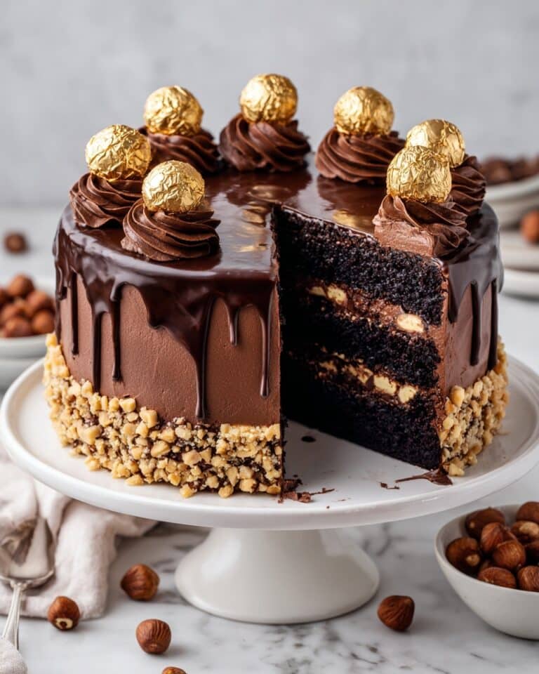 Ferrero Rocher Chocolate Cake Recipe